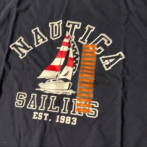Nautica Cotton Screen Tee - Picture 2 of 3